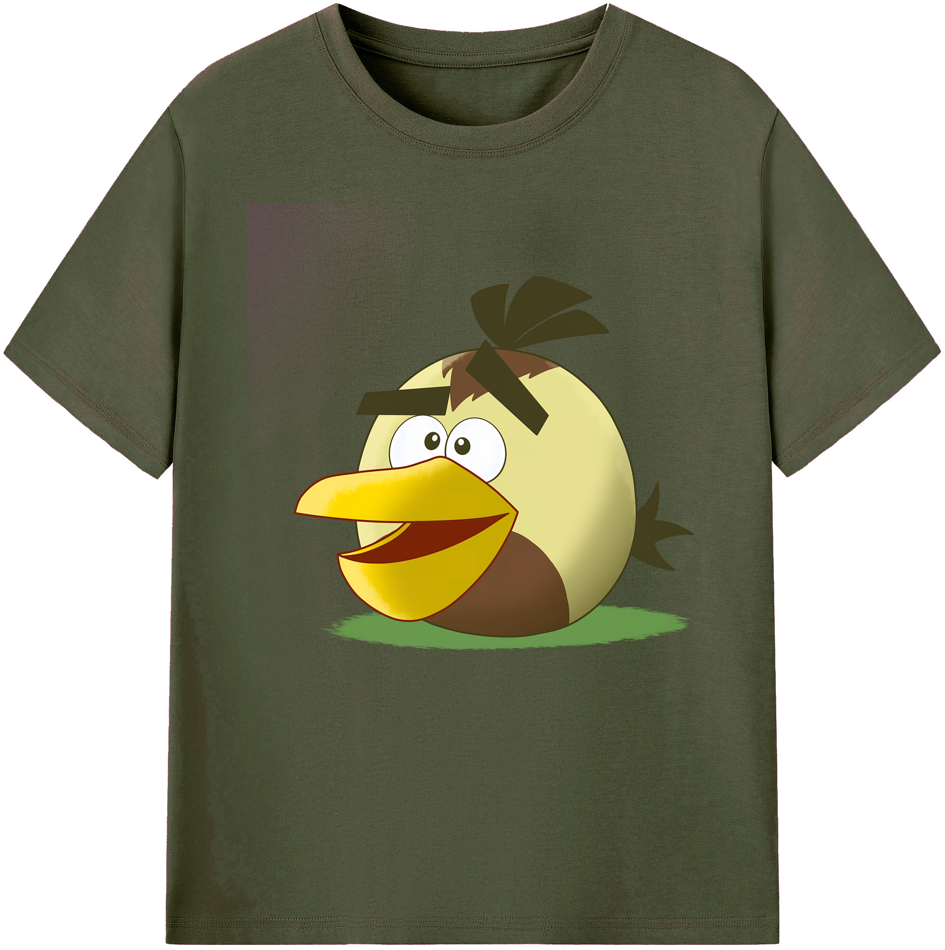 （画像用） Angry Birds アングリーバード 綿100％ メンズ半袖Tシャツ｜肌触りやわらか＆通気性
